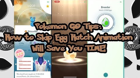 Pokemon GO Tips: How to SKIP Egg Hatch Animation! Will Save You Time!