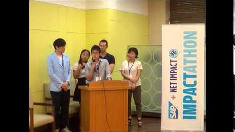 2014. 07. 24 SAP + Net Impact Impactathon