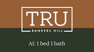 A1: 1 bed 1 bath, 394 sq. ft. #203