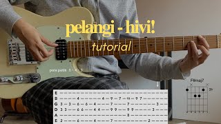 tutorial gitar pelangi - HIVI! [TAB]