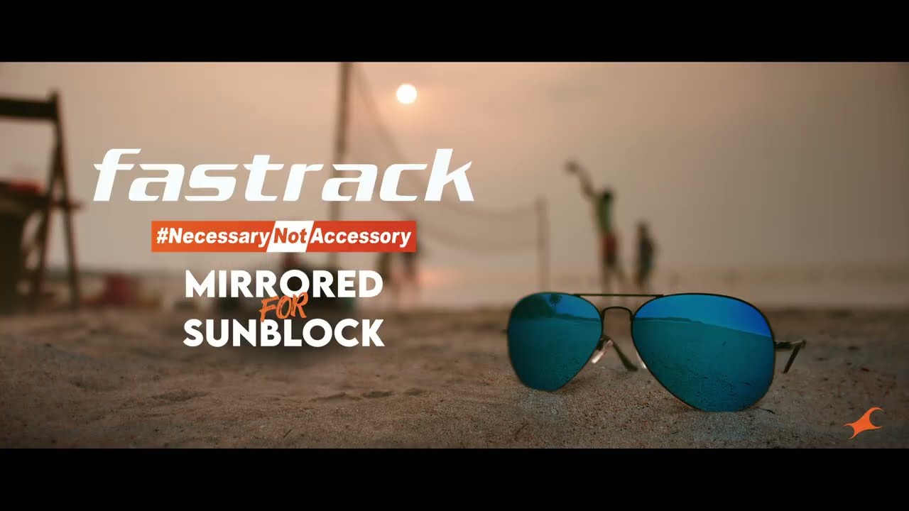 Fastrack UV Protected Square Men's Sunglasses - (Grey Color Lens)-nextbuild.com.vn