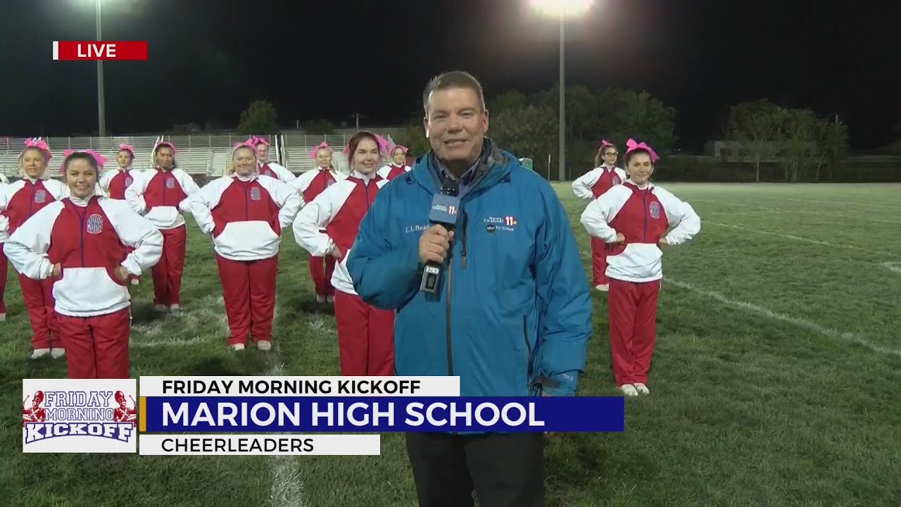 Friday Morning Kickoff: Marion High School Cheerleaders - YouTube