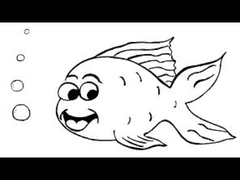 Learn How To Draw Fish Sketch II Belajar Cara Menggambar Sketsa Ikan #3