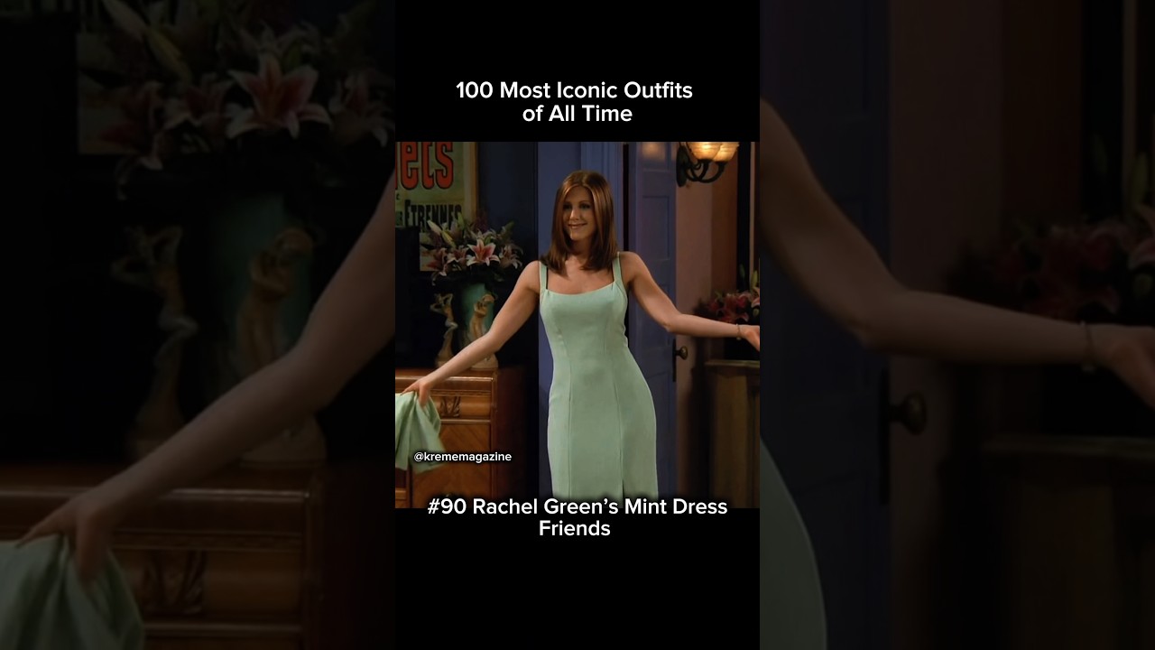 mint green dress rachel friends Whistles Just Re-Created Rachel Green's Iconic Green Dress