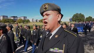 Fort Worth ISD JROTC and Bands Participate in Veterans Day Parade