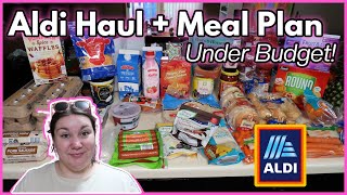 Budget Friendly Aldi Haul + Meal Plan for the Week | Staying Under $200