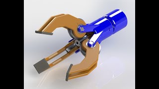 3 Finger Robotic Gripper | SolidWorks 2020 | Download from Description.