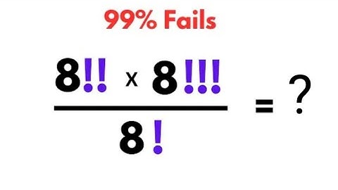 A Nice Triple Factorial Problem