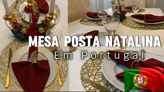 ✨Mesa Posta de Natal 2025 Moderna e Elegante e neutra …faça com o que você tem COLLAB #portugal 🇵🇹
