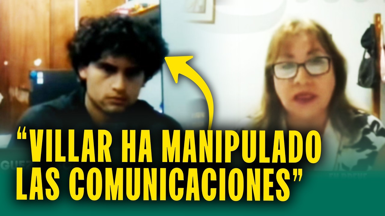 Fiscal culpa a Adrián Villar de manipular las comunicaciones de su celular