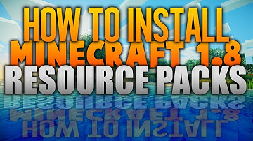 How To Install A Resource Pack Minecraft 1.8 ( Best Minecraft 1.8 Texture Pack Tutorial )