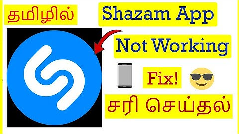 How to Fix Shazam App Not Working Problem In Mobile Tamil | VividTech