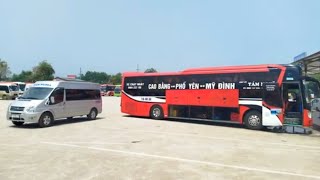 Coach, BangGioc to Hanoi 364km with transfers