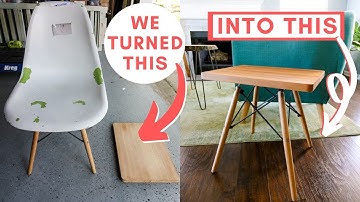 Side table upcycle project YT