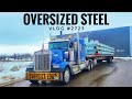 OVERSIZED STEEL | My Trucking Life | Vlog #2723