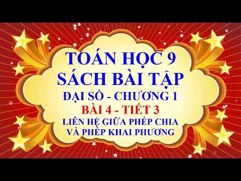 Video Toán học lớp 9 -Sách bài tập -Chương 1 - Bài 4 - Liên... - youtube