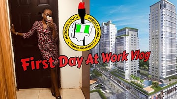 FIRST DAY AT WORK VLOG || NYSC PPA AT INEC ABUJA, NIGERIA