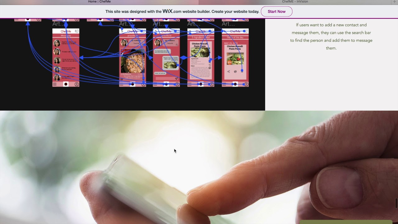 DH150 ChefMe Pitch Video