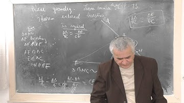 Lesson number GPT 73  - Theorem external  bisecting-   Plane geometry