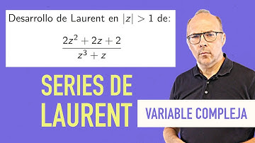 Desarrollo en serie de Laurent, series de Laurent, variable compleja