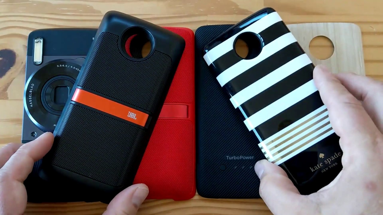 Moto Mods (v2.0) unboxing
