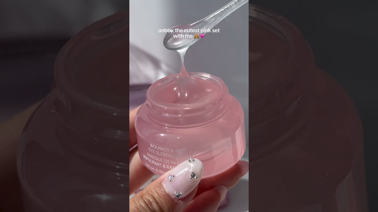 PREPPY SKINCARE UNBOXING Laneige Bouncy Firm Plump Glow Set With A Free Puffy Pouch 