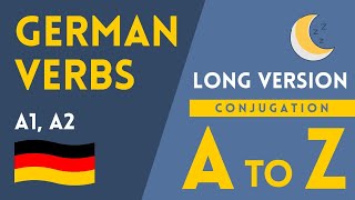 Learn German While You Sleep, A1, A2 German Verbs / ALL "A to Z" words ~ Conjugations ~