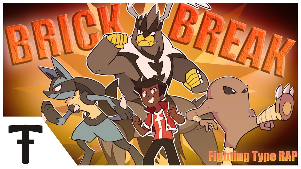 🎵 POKEMON RAP SONG ►''Brick Break" [Fighting TYPE] | Flint 4K