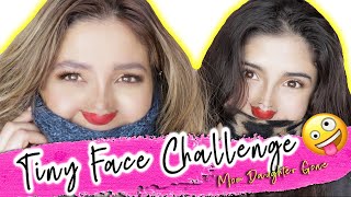 TINY FACE MAKEUP CHALLENGE MOM DAUGHTER GONE QUARANTINE CRAZY🤪 SCOTT BARNES FENTY KYLIE JAIME FRENCH