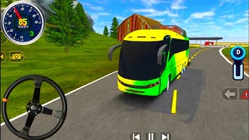 Coach Bus Offroad Driving 2025 - Real Uphill Bus Drive Simulator 3D - Android Gameplay 1