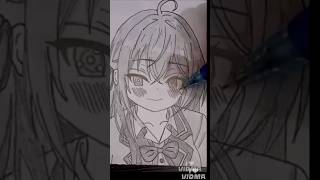 How to Draw Alya Face | 可愛いアリアの描き方 #alya #アニメ描き方 #animeart #イラスト