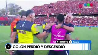 Colón Perdió Y Descendió - Telefe Santa Fe