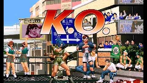 KOF 96, One Credit, Ikari Team, Level 8 Playthrough