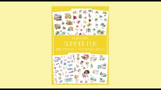 SUMMER FUN STICKER BOOK - FLIP THROUGH - Planything