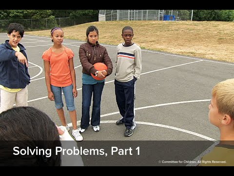 Second Step 5th grade lesson 16: Solving Problems Part 1 - YouTube