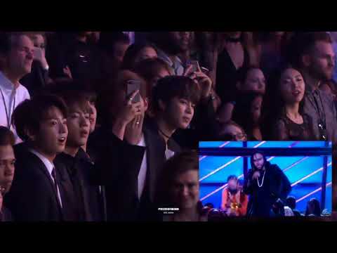 BTS reaction to Nicki Minaj (BBMAS 2018)