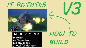 HOW TO BUILD THE TURRET (V3) IN BUILD TO SURVIVE THE ROBOTS