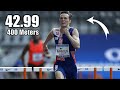Karsten Warholm's EPIC 400 Meter WORLD RECORD ATTEMPT || 2021 Diamond League Lausanne (42.99)