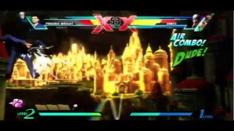 NYCC 2011 UMvC3 Stream - Phoenix Wright, Vergil, Magneto vs Zero, Dante, Ryu.avi