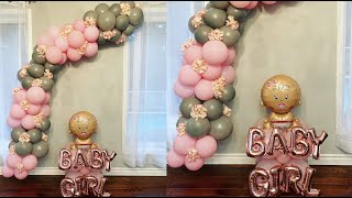 HOW to make a baby shower BALLOON GARLAND 🎈 Sugarella Sweets Party