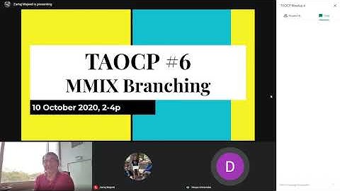 MMIX Branching - TAOCP Meetup #6