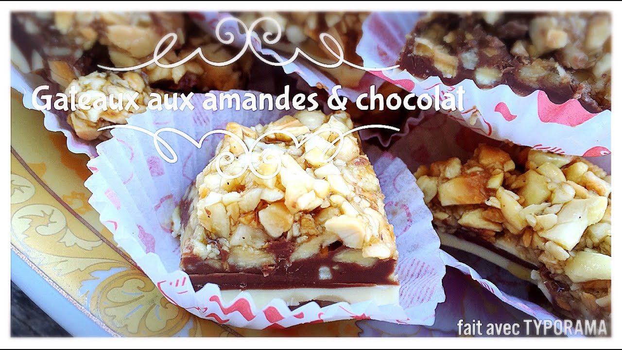 Gateaux Aux Amandes Chocolat Gateaux Aid Youtube