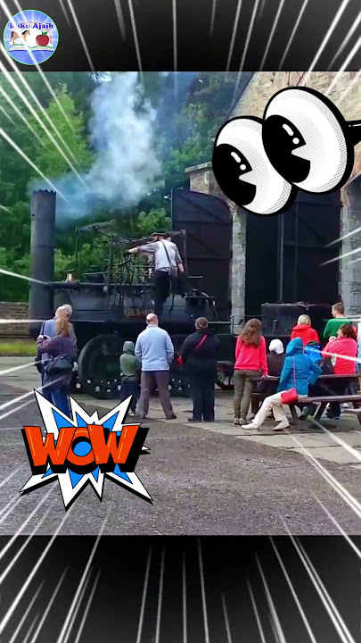 It turns out this is the first steam locomotive made by Mbah!? #shorts #train #turns out #magicbook