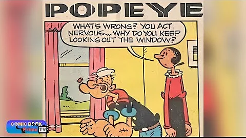 The goofy Indian friend, Popeye by Bud Sagendorf #ytshorts #shortvideo #shorts #comics #funny strip