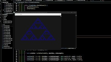Sierpinski Triangle (Vulkan, Non-recursive Vertex Buffer Generation)