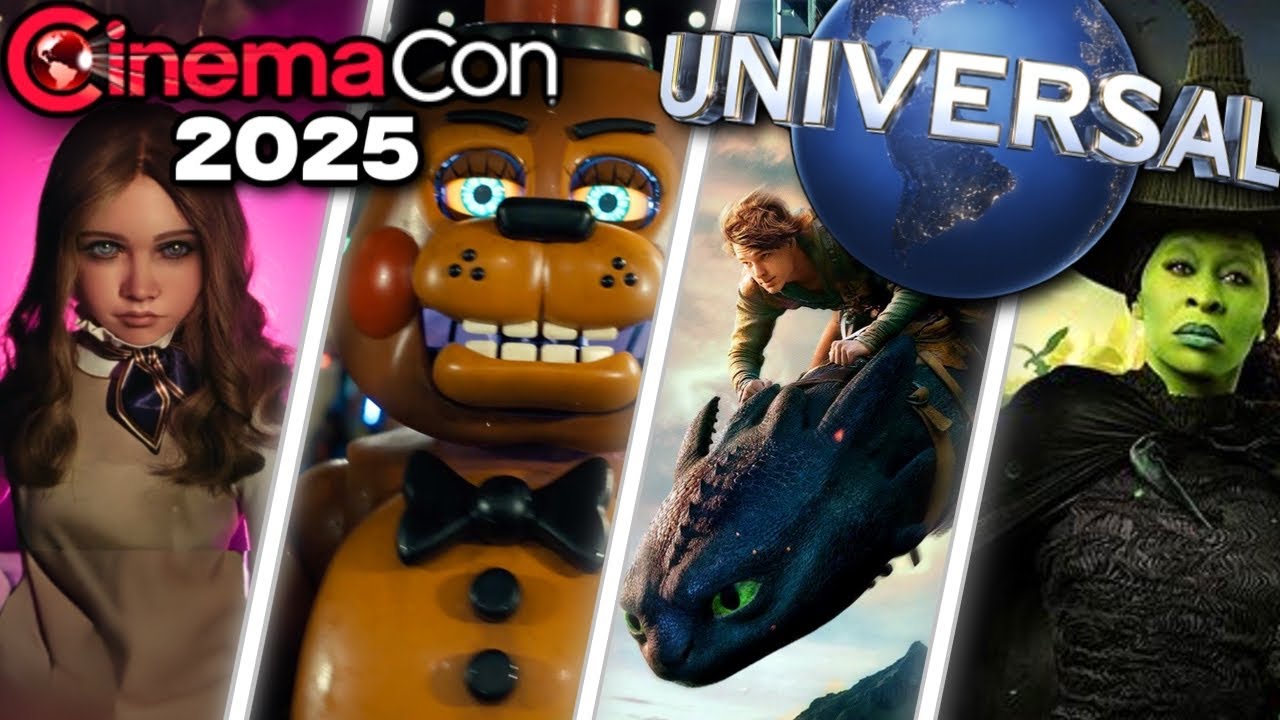 Universal CinemaCon (2025) FNAF 2 Trailer, Black Phone 2, Wicked For Good