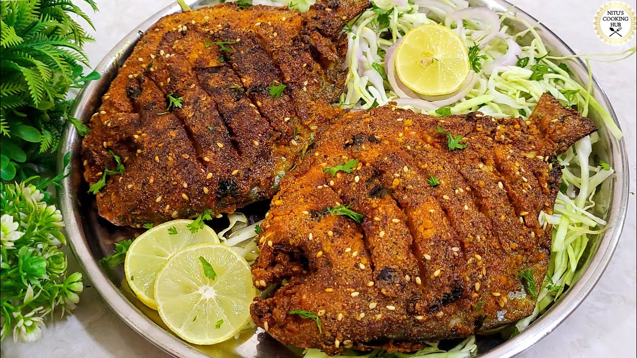Crispy Masala Fish Fry Recipe | Street Style Fish Masala Fry Recipe | Crispy Juicy Pomfret Fish Fry