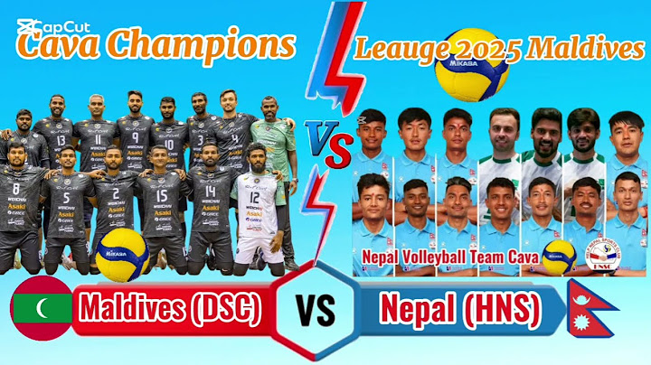 Cava Champion Leauge 2025 Maldives || Nepal Vs Maldives || Nepal Volleyball Team || Good luck  👍️