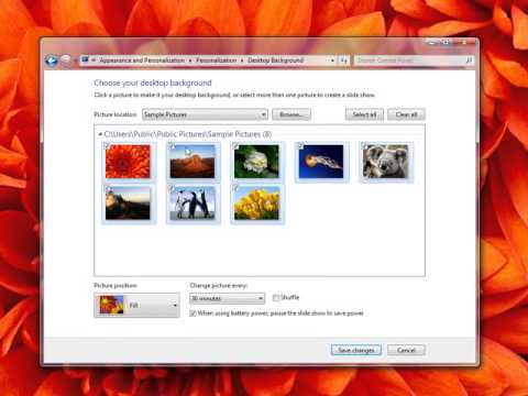 Tạo silder theme ảnh cho Windows 7, Windows 8