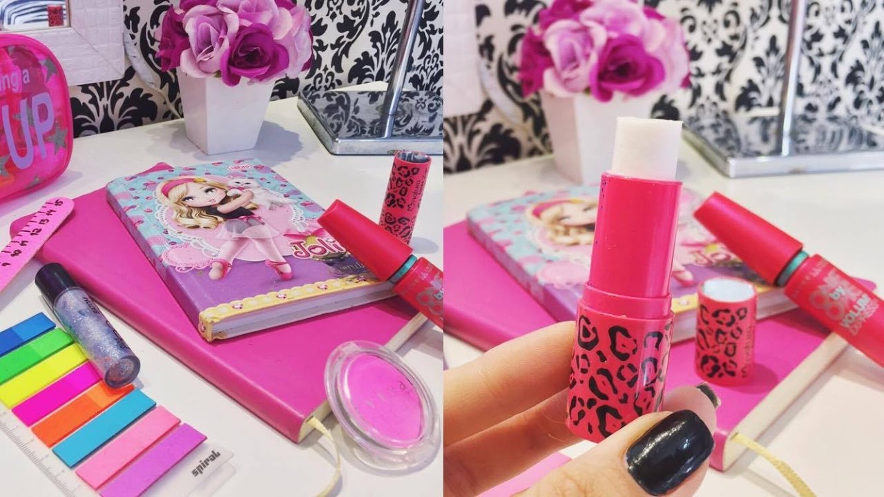 TRANSFORME SUAS MAKES EM MATERIAL ESCOLAR - Julyanne Nascimento